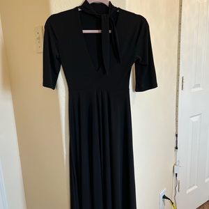 Zara women’s midi black dress